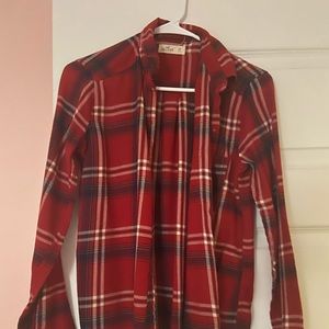 Hollister long sleeve flannel